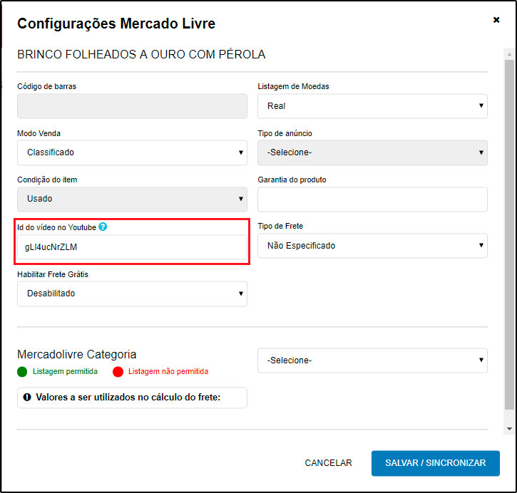 Configurando Mercado Livre no E-commerce - Vetor Sistemas - MitryusWEB on  Vimeo